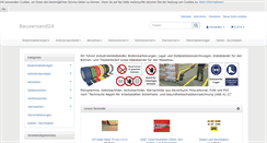 Desktop Screenshot of bauversand24.de