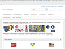 Tablet Screenshot of bauversand24.de